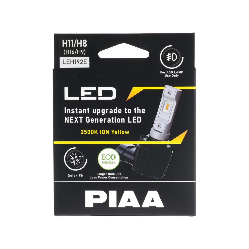 PIAA FOG LED 2500K 3600LM H8 H11 H16x2 PIAA FOG LED 2500K 3600LM H8 H11 H16x2