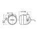 004XT XTreme White Driving Halogen Lamp Kit - 73492