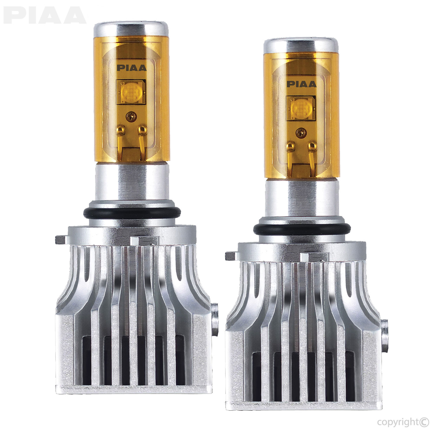 PIAA  9006 (HB4) Performance LED Bulb Ion Yellow 2800k Twin Pack #17501 -  9006