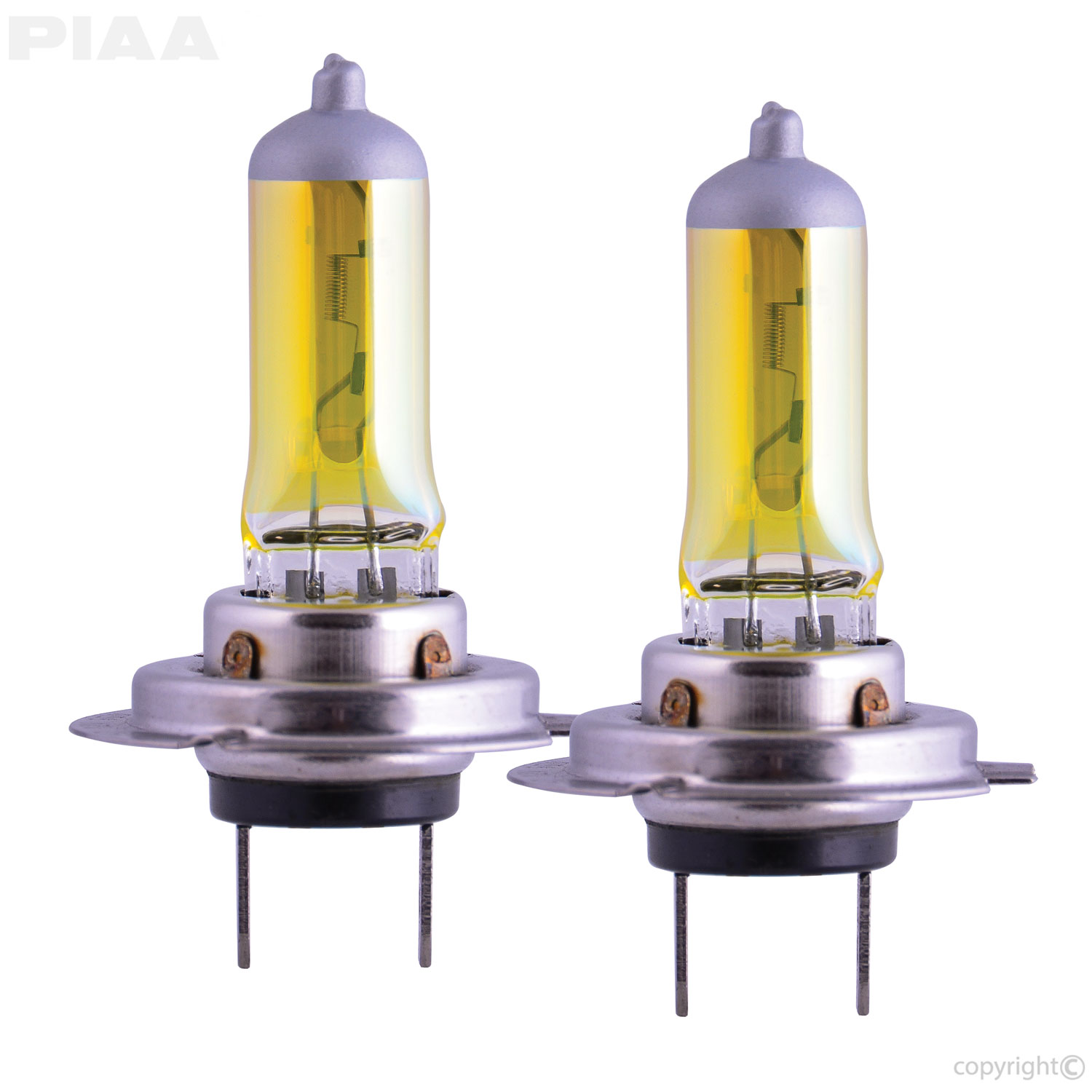 PIAA  H7 Solar Yellow Twin Pack Halogen Bulbs #22-13407