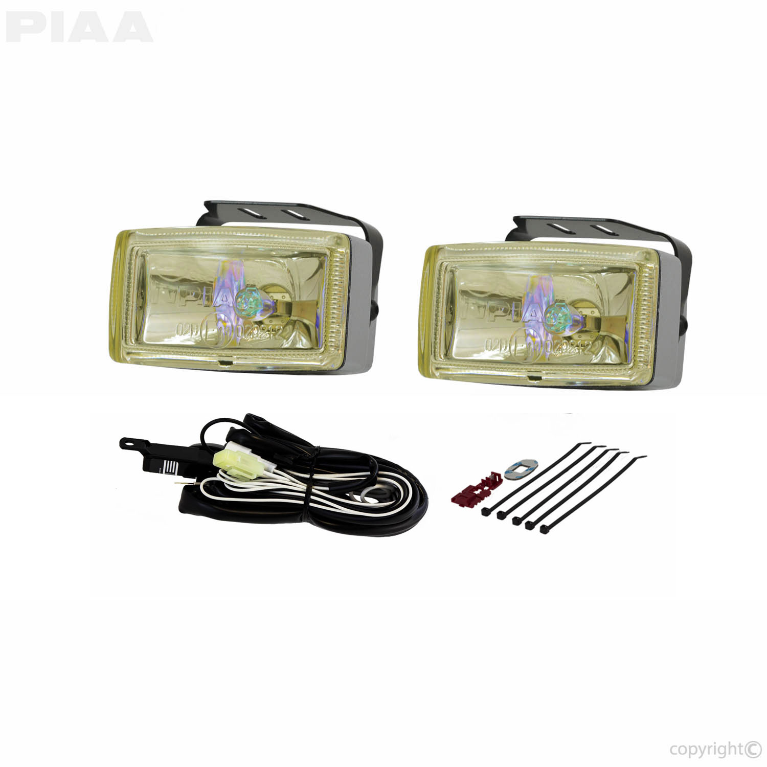 For C1500 5 x 1.75 Square Yellow Driving Fog Light Lamp Kit W/ Switch For C1500 5 x 1.75 Square Yellow Driving Fog Light Lamp Kit W/ Switch