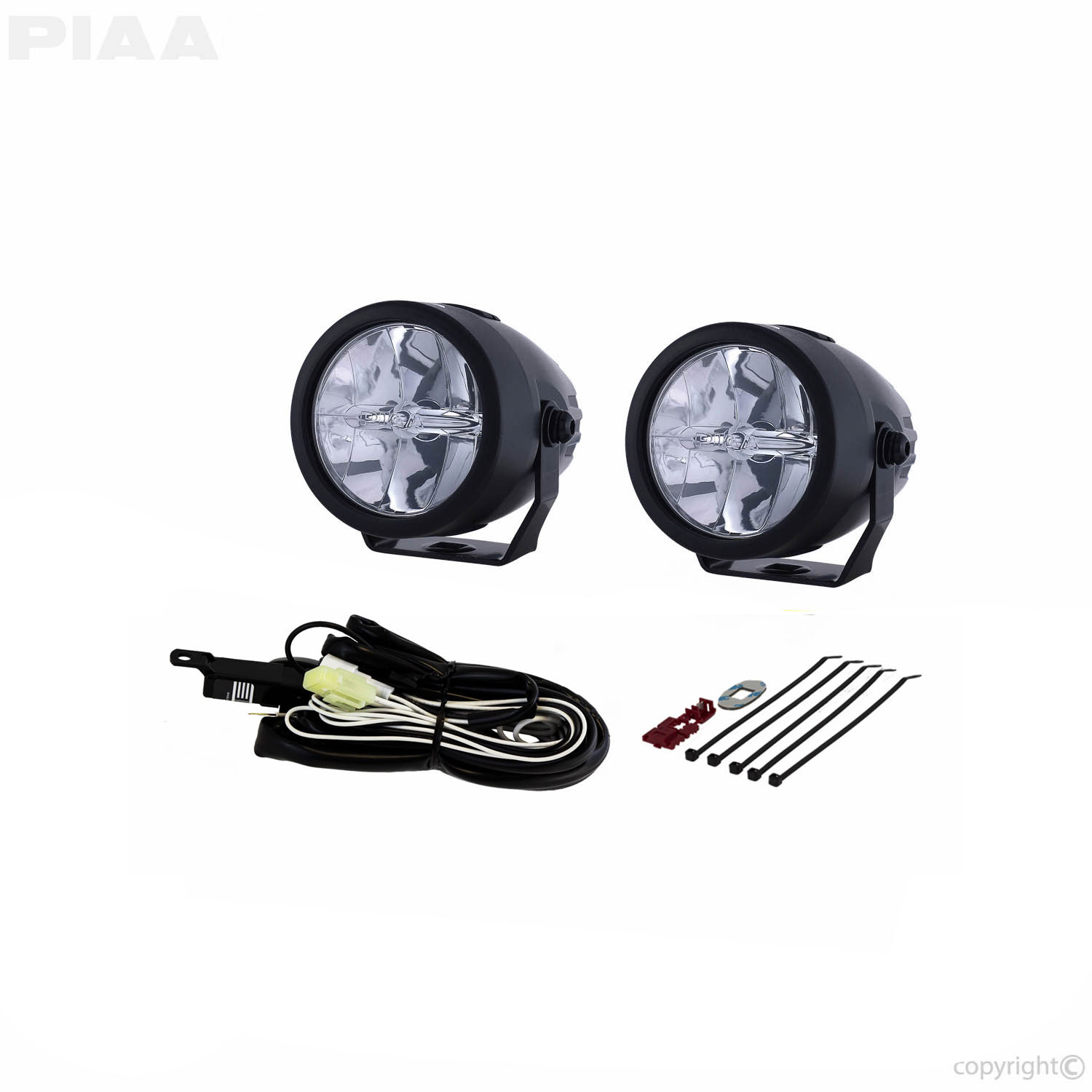 販売 ぶぶぶPIAA 後付けランプ LED ドライビング配光 6000K 35000cd LP270シリーズ 2個入 12V 9W 耐震10G 防水  防塵IPX7