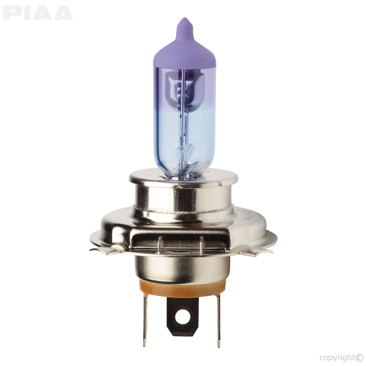 CATZ CZB-38 H4 9003 HID Amber Halogen Bulb – Fits PIAA, KC, Hella Fog Lights – Motorcycle, Snowmobile, Honda, Suzuki