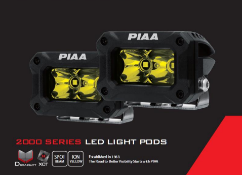 PIAA 2000 Series Ion Yellow LED lamp